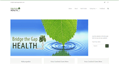 Desktop Screenshot of bridgethegaphealth.com